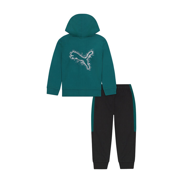 PUMA - Zip Up Hoodie & Jogger Set Evergreen | Babies R Us Canada