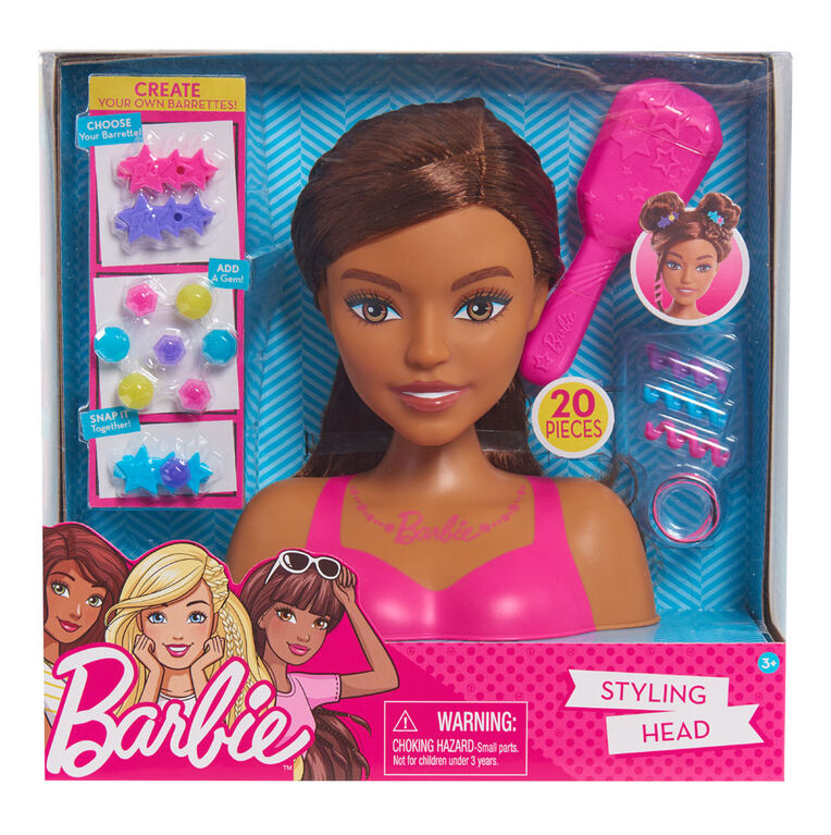 Petite Tête de Coiffure de Barbie.