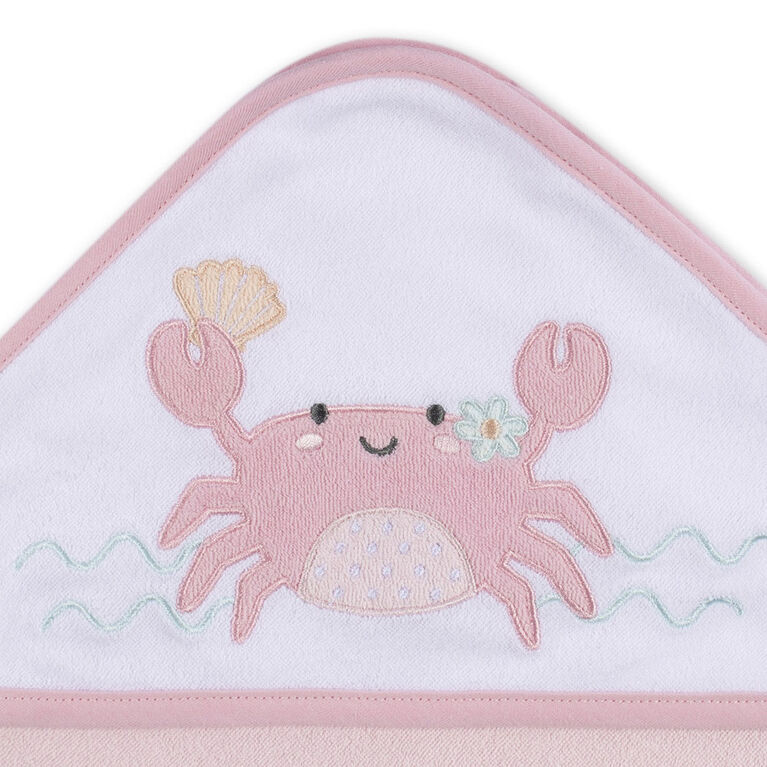 Koala Baby - Pink Octopus Kint Hooded Towel - 3 Pack