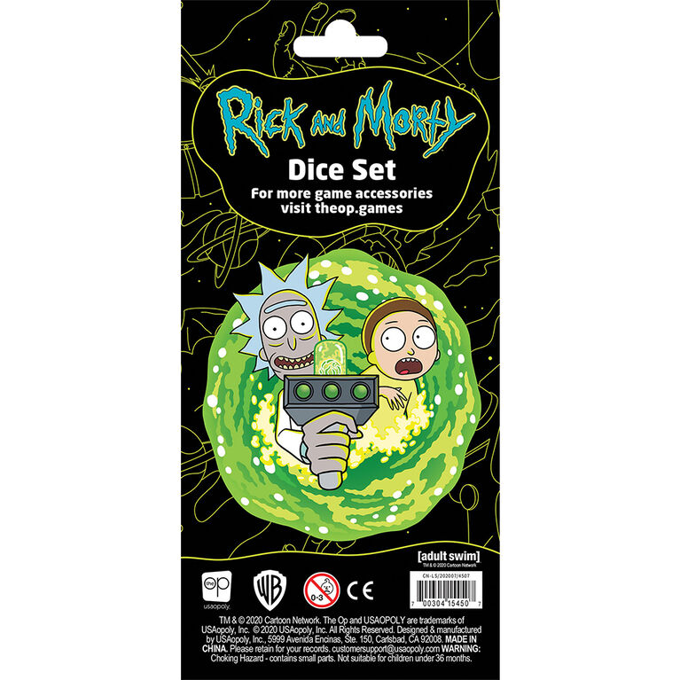 Rick and Morty Ensemble De Dés - Édition anglaise