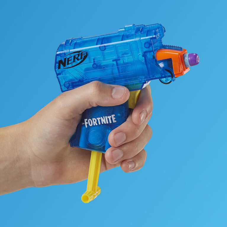 Nerf Fortnite Collection micro tempête de verglas : Inclut 6 blasters et 12 fléchettes Nerf Elite officielles