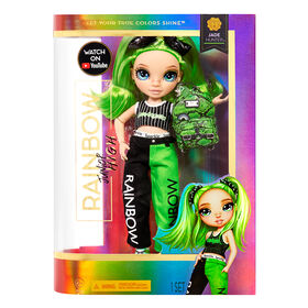 Rainbow High Jr High Jade Hunter - 9-inch GREEN Fashion Doll