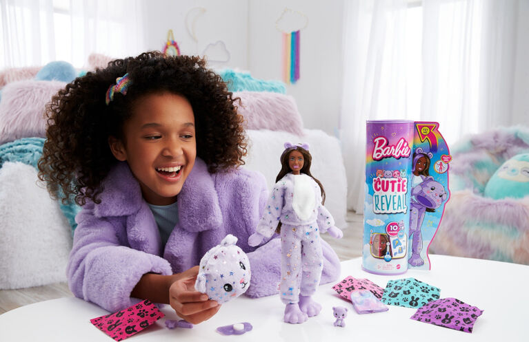 Barbie-Poupée Cutie Reveal Série Fantasy-Costume d'ours en peluche