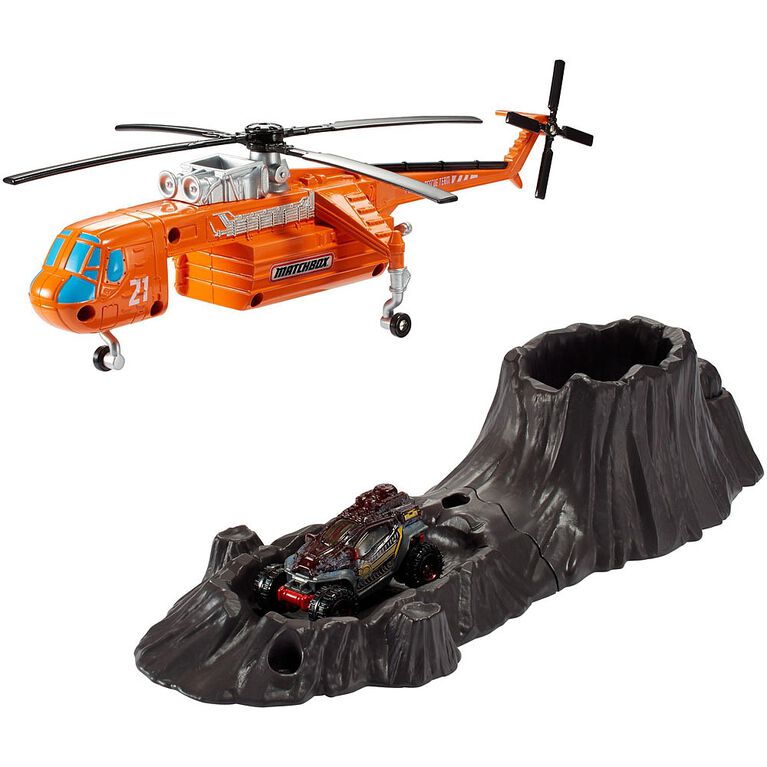 Matchbox - Volcano Rescue Playset