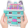 Polly Pocket Micro Dolls and Playset, Gabby's Dollhouse Compact with 9 Accessories & Pet Cat Friends