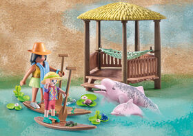 Playmobil - Wiltopia - Paddles et dauphins roses