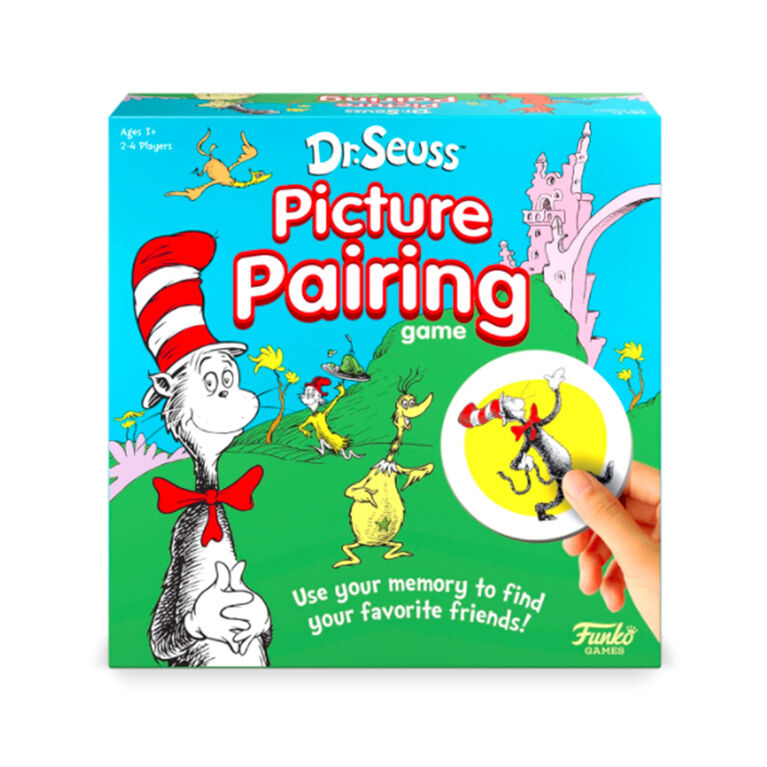 Picture Pairing - Dr. Seuss Board Game - English Edition