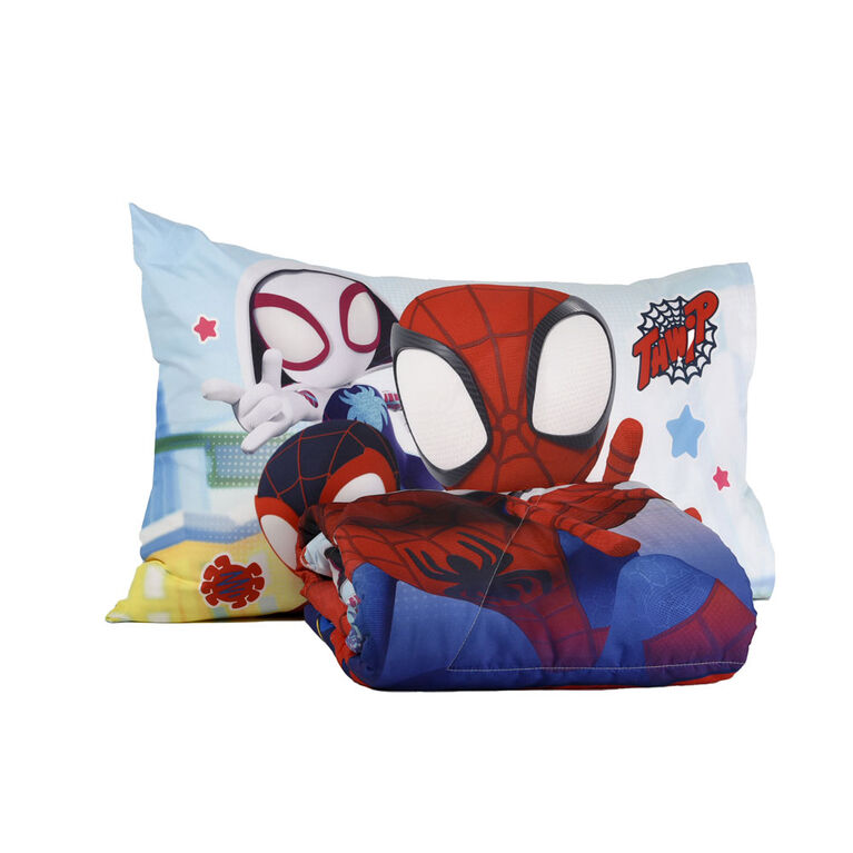 Marvel Spidey and Friends 2-Piece Toddler Bedding Set