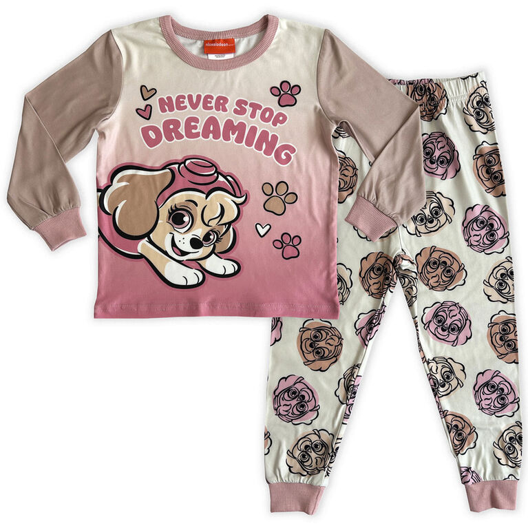 Ensemble Pyjama 2 Pièces Paw Patrol - Beige 5T