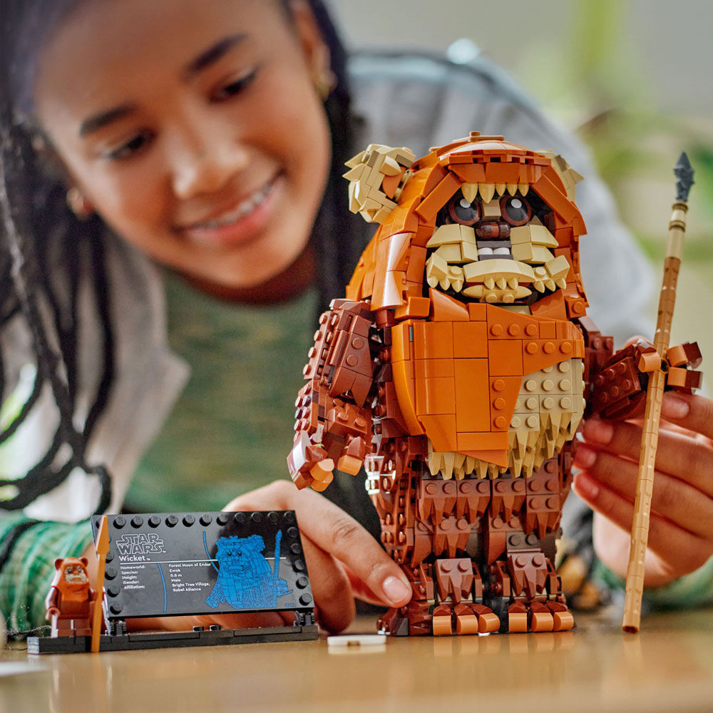 LEGO Star Wars Wicket the Ewok Building Toy for Pretend Play - Building Toy for Kids, Ages 12+ - 75430