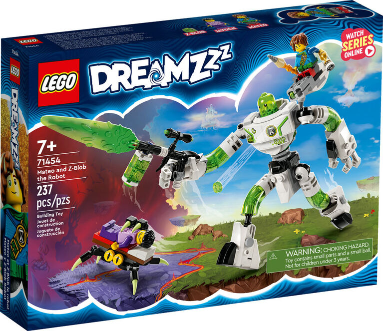 LEGO DREAMZzz Mateo and Z-Blob the Robot 71454 Building Toy Set (237 Pieces)