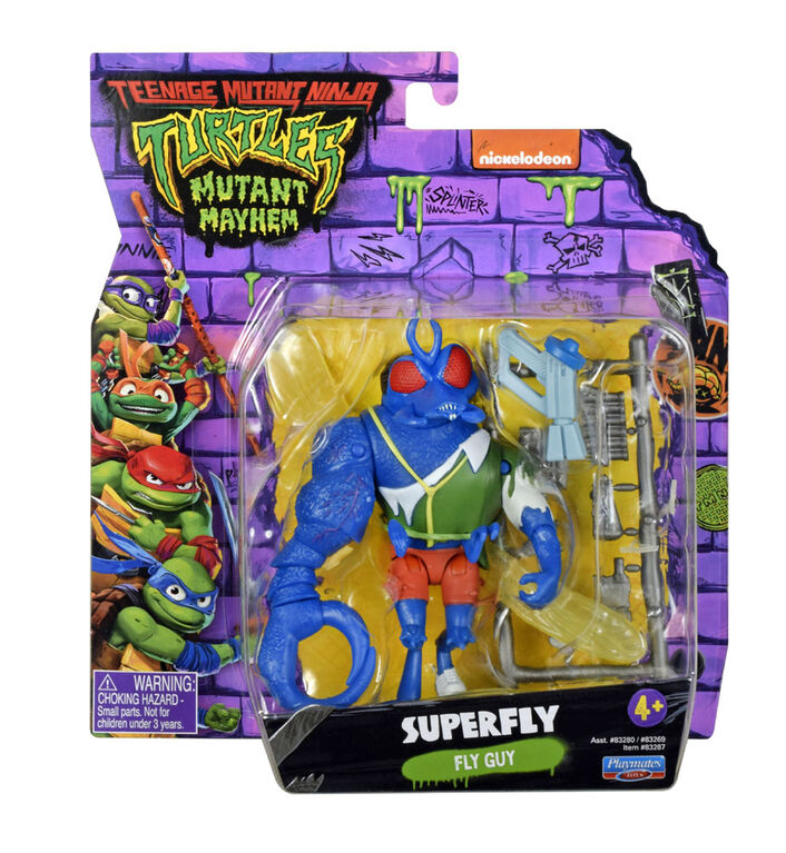 Les Tortues Ninja Mutantes: Mutant Mayhem Figure d'action de base Super Fly