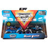 Coffret de 2 véhicules authentiques Son-uva Digger vs Mohawk Warrior, Monster trucks en métal moulé à l'échelle 1:64