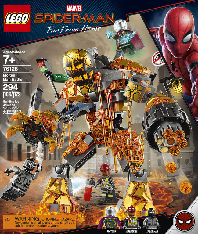 Lego Super Heroes Marvel Molten Man Battle 76128 Toys R Us Canada