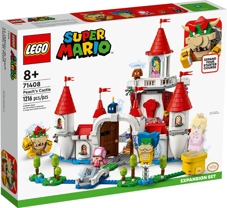 LEGO Super Mario Peach's Castle Expansion Set 71408 Building Kit (1,216 Pieces)