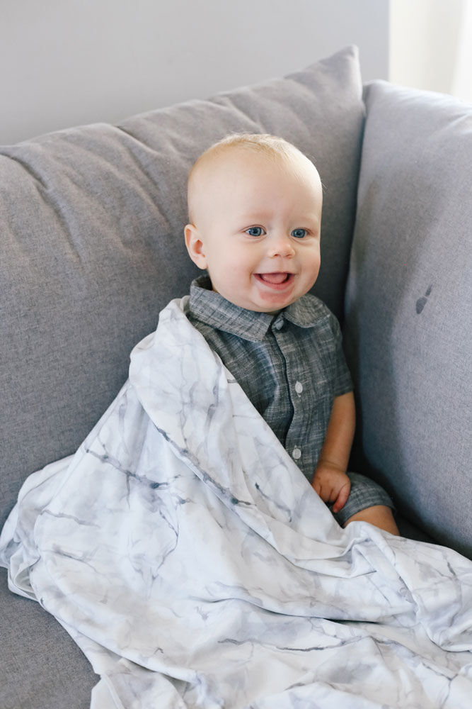 Copper Pearl Marble Swaddle