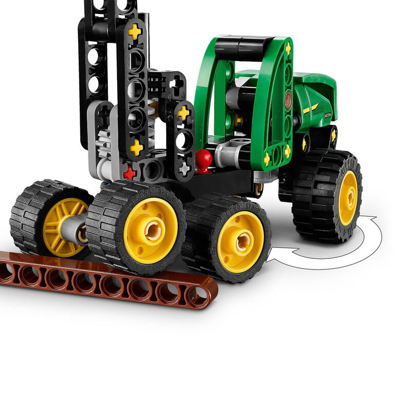 LEGO Technic John Deere 1470H Wheeled Harvester Building Toy for Kids, Ages 7+ - 42218