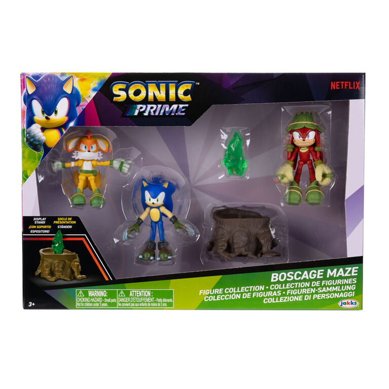 Sonic Prime 2.5 Inch Figures Multipack - Bos Cage Maze