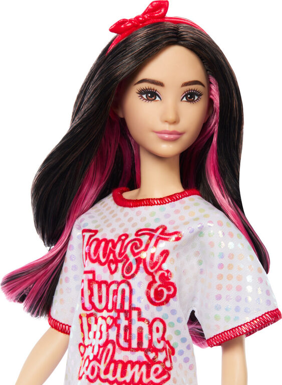Barbie Fashionistas 65 eanniversaire Poupée 214, Robe Twist 'n Turn