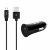 Blu Element Car Charger 2.4A w/Micro USB Cable Black