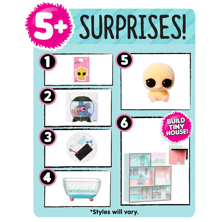 L.O.L. Surprise! Minis with 5+ Surprises - Fuzzy Tiny Animals, Collect to Build a Tiny House