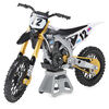 Supercross, authentique réplique de moto en métal moulé à l'échelle 1:10 avec figurine du motocycliste Shane McElrath et socle d'exposition