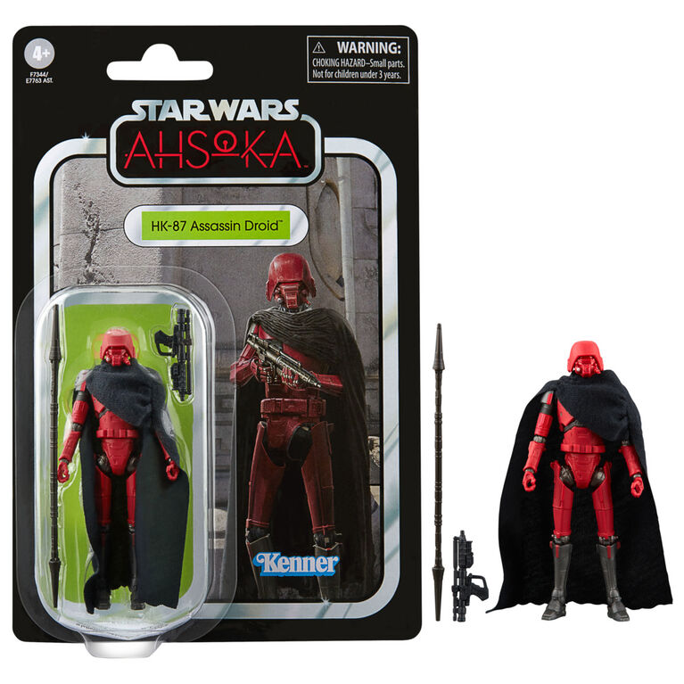 Star Wars The Vintage Collection HK-87 Assassin Droid, Star Wars: Ahsoka 3.75" Action Figures