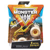 Monster Jam, Official Earth Shaker Monster Truck, Die-Cast Vehicle, Elementals Trucks Series, 1:64 Scale