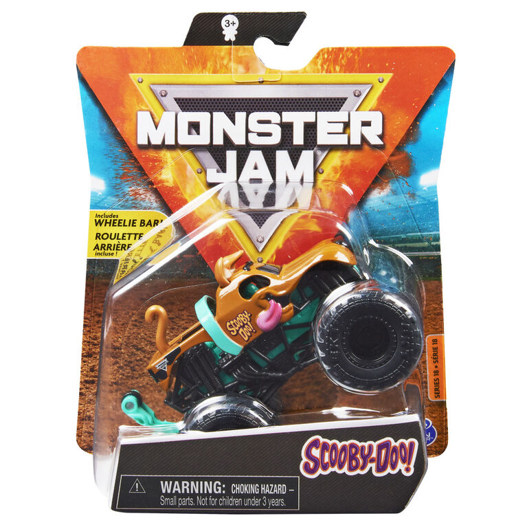 Monster Jam, Official Scooby-Doo Monster Truck, Die-Cast Vehicle, Ruff Crowd Series, 1:64 Scale