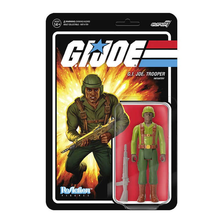G.I. Joe ReAction Figures Wave 1 - Greenshirt (Brown)
