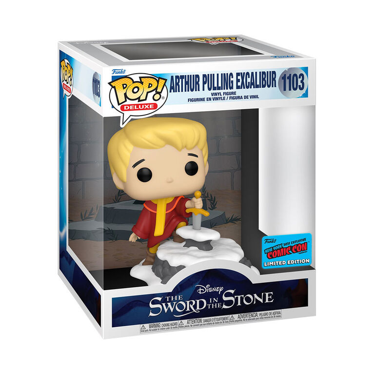 Figurine en vinyle Arthur and Excalibur par Funko POP! Deluxe: SitS -  Disponible en ligne seulement