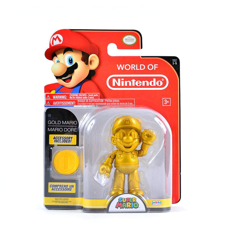Nintendo - World of Nintendo Figures - Gold Mario