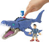 Imaginext Jurassic World Camp Cretaceous Mosasaurus & Kenji