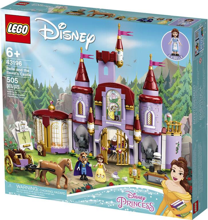 LEGO Disney Princess Belle and the Beast's Castle 43196 (505 pieces)