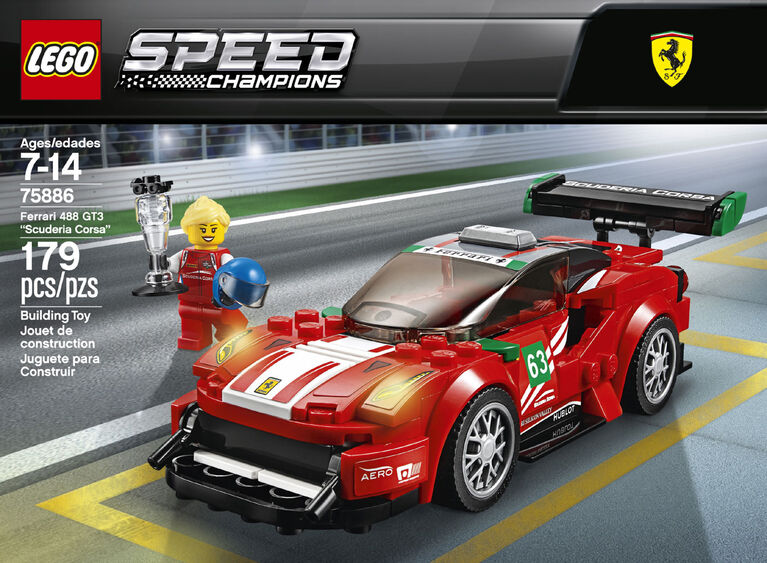Lego Speed Champions Ferrari 488 Gt3 Scuderia Corsa 75886