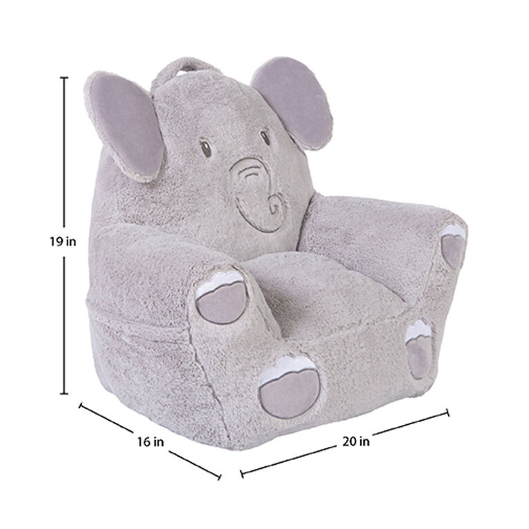 Cuddo Buddies Toddler Plush Character Chair - Elephant
