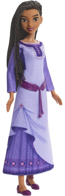 Disney's Wish Singing Asha of Rosas Fashion Doll & Star Figure, Posable with Removable Outfit (English)  