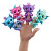 Fingerlings - Glitter Dragon - Sandy (Pink with Blue) - Interactive Baby Collectible Pet