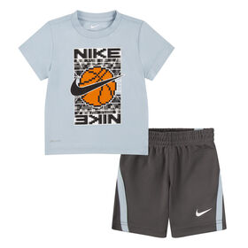 Nike DRI-FIT Shorts Set - Grey - Size 3T