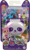 Polly Pocket Dolls and Playset, Mini Travel Toys, Pet Connects Panda