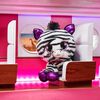 P.Lushes Designer Fashion Pets Alexia Zara Zebra Stuffed Animal, Black/White, 6"