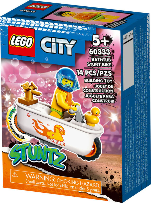 LEGO City Le vélo cascadeur baigneur 60333 Ensemble de construction (14 pièces)