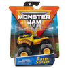 Monster Jam, Official Earth Shaker Monster Truck, Die-Cast Vehicle, Ride Trucks Series, 1:64 Scale