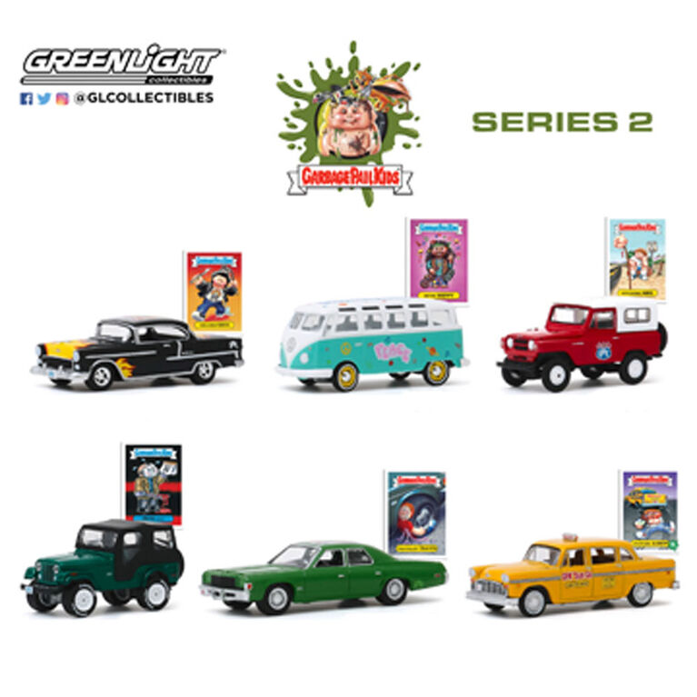 1:64 Garbage Pail Kids Séries 2 - Les couleurs et les motifs peuvent varier - une par commande