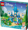 LEGO  Disney Le château de Cendrillon et du Prince charmant 43206 Ensemble de construction (365 pièces)