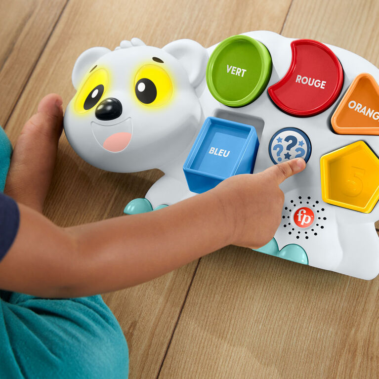 Fisher-Price Linkimals Puzzlin' Shapes Polar Bear - French Version