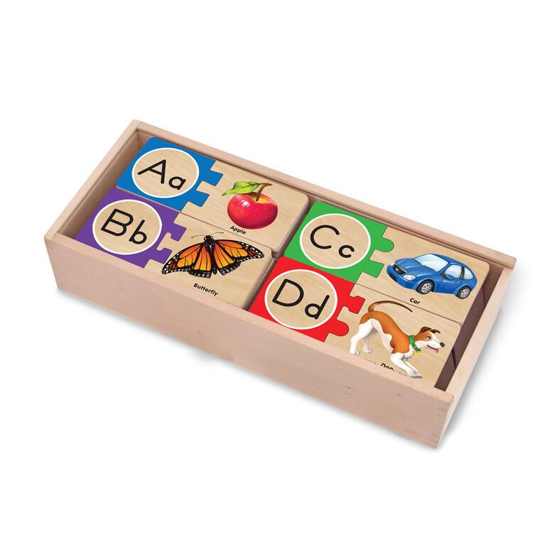 Melissa and Doug - Self-Correcting Letter Puzzles - English Edition