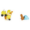 PAW Patrol, Big Truck Pups Rubble Action Figure with Clip-on Rescue Drone, Command Center Pod and Animal Friend