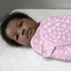 SwaddleMe by Ingenuity Velboa Original Swaddle - Pink Hearts
