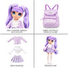 Rainbow High Jr High Violet Willow - poupée-mannequin VIOLETTE de 9 po (23 cm)